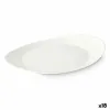 Flat Plate Vivalto White Opaline glass 30,5 x 3 x 26 cm (18 Units)