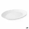 Serving Platter Vivalto White Opaline glass 34 x 2,5 x 25 cm 35 x 2,5 x 25 cm (18 Units)