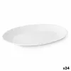 Serving Platter Vivalto White Opaline glass 25 x 2 x 19 cm (24 Units)