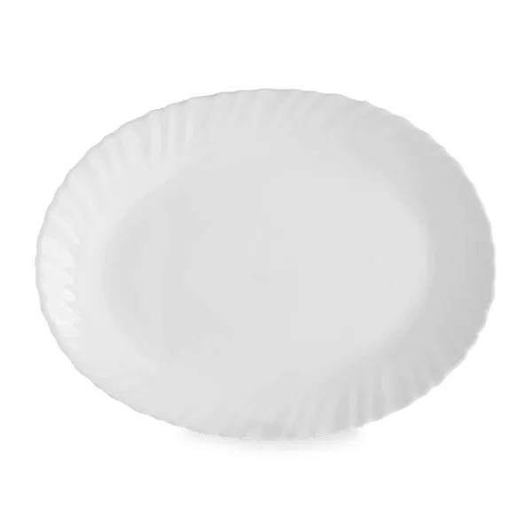 Serving Platter Vivalto White Opaline glass 25 x 2 x 19 cm (24 Units)