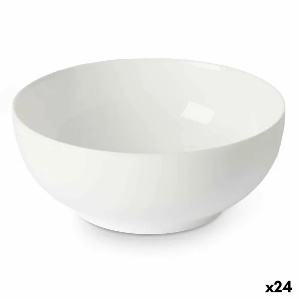 Serving Platter Vivalto White Opaline glass 18 x 7 x 18 cm (24 Units)