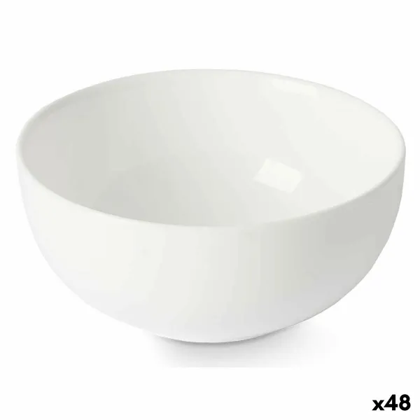 Kulho Vivalto Valkoinen Opaliinilasi 13 x 6 x 13 cm (48 osaa)