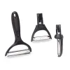 Set of Peelers Kinvara Metal Stainless steel polypropylene ABS 14,5 x 22 x 2,5 cm Interchangeable heads 3 Pieces (24 Units)