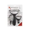 Skuteklių rinkinys Kinvara Metalinis Nerūdijantis plienas polipropileno ABS 14,5 x 22 x 2,5 cm Keičiamos galvutės 3 Dalys (24 vn