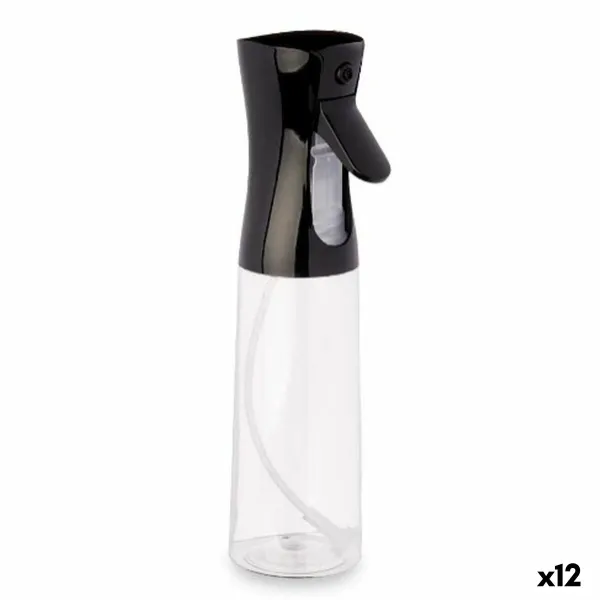 Öljy- tai etikkasuihkepukke Kinvara Musta Läpinäkyvä Polyetyleeni polypropeeni polystyreeni PET 300 ml 8 x 24 x 6 cm (12 osaa)