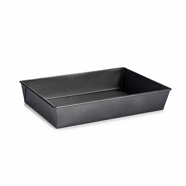 Taisnstūrveida Veidne Kinvara Tumši pelēks Metāls Karbona tērauds 24 x 6,5 x 36,5 cm 36,5 x 6 x 24 cm (12 gb.)