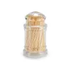 Toothpick holder Kinvara Transparent 2 Pieces