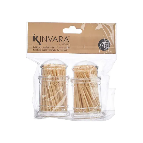 Hammastikkuteline Kinvara Läpinäkyvä 2 Kappaletta