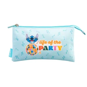 Disney Stitch - 3-compartment pencil case from the Waves collection
