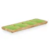 Paplāte ar Nodalījumiem Gift Decor Zaļš 46 x 3 x 17 cm (6 gb.)