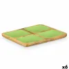 Поднос с отделением Gift Decor Зеленый 31 x 3 x 3 cm (6 штук)