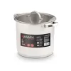 Casserole with glass lid Kinvara Silver 31 x 25 x 24 cm 31 x 23 x 24 cm Induction (4 Units)