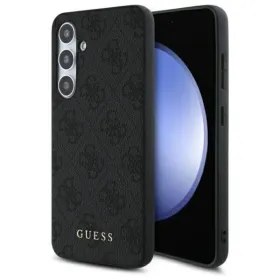 Guess 4G Metal Gold Logo - Case for Samsung Galaxy S24 FE (gray)