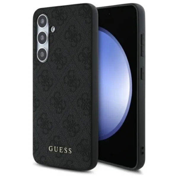 Guess 4G Metal Gold Logo - Case for Samsung Galaxy S24 FE (gray)