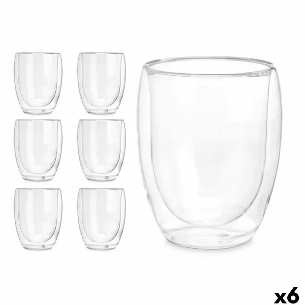 Stiklas vandeniui Vivalto Skaidrus Borosilikatinis stiklas 326 ml (6 vnt.)