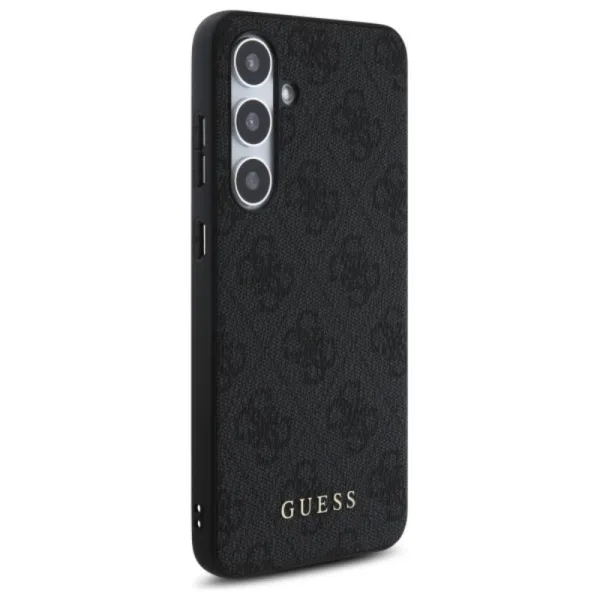 Guess 4G Metal Gold Logo - Case for Samsung Galaxy S24 FE (gray)
