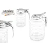 Indelis aliejui Vivalto Skaidrus stiklas 280 ml 10 x 12,3 x 7 cm (12 vnt.)