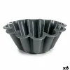 Форма для выпечки Kinvara Светло-серый Темно-серый Силикон 1,5 L 24,5 x 10 x 24,5 cm (6 штук)
