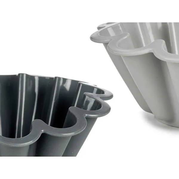 Kepimo forma Kinvara Šviesiai pilka Tamsiai pilka Silikoninis 1,5 L 24,5 x 10 x 24,5 cm (6 vnt.)