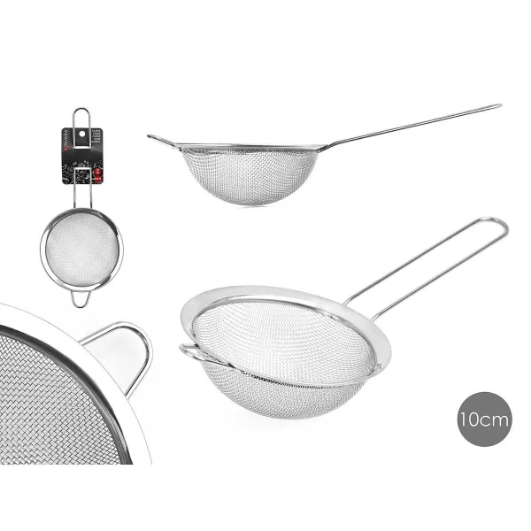 Strainer Kinvara Metal Steel 10 x 23,5 x 4,5 cm (12 Units)
