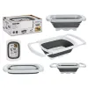 Strainer Kinvara White Grey polypropylene TPR 60 x 26 x 12 cm 39,5 x 4,5 x 26 cm (6 Units)