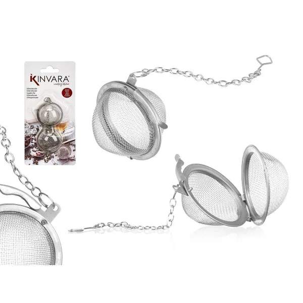 Заварник Kinvara Металл Нержавеющая сталь Сталь 8,5 x 18 x 2,5 cm (12 штук)