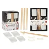 Sushi Set Kinvara White Bamboo Porcelain 27,5 x 2,5 x 20,5 cm 19,5 x 2,5 x 26,5 cm (12 Pieces) (6 Units)