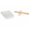 Sushi Set Kinvara White Bamboo Porcelain 27,5 x 2,5 x 20,5 cm 19,5 x 2,5 x 26,5 cm (12 Pieces) (6 Units)