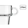 Чашка кофе и чай Vivalto Прозрачный Cтекло 270 ml (6 штук)