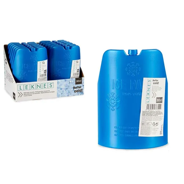 Vīna Pudeles Dzesētājs Leknes Zils Polietilēns 300 ml 12 x 17 x 4,5 cm (12 gb.)