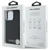 Karl Lagerfeld FW Metal Plate MagSafe - Case for iPhone 16 Pro Max (black)