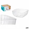 Set of bowls Leknes Transparent Plastic 800 ml 15,3 x 7 x 15,3 cm (24 Units)