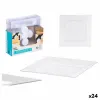 Plāksņu komplekts Leknes Caurspīdīgs polistirols Plastmasa 20,3 x 1,5 x 20,3 cm (24 gb.)