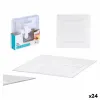 Plate set Leknes Transparent polystyrene Plastic 27,3 x 2,3 x 27,3 cm (24 Units)