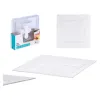 Plate set Leknes Transparent polystyrene Plastic 27,3 x 2,3 x 27,3 cm (24 Units)