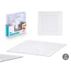 Plate set Leknes Transparent polystyrene Plastic 27,3 x 2,3 x 27,3 cm (24 Units)