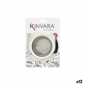 Kriauklės filtrai Kinvara Sidabras Nerūdijantis plienas Ø 16 cm (12 vnt.)