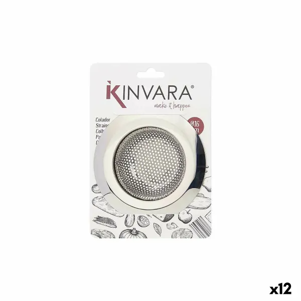 Izlietnes filtri Kinvara Sudrabains Nerūsējošais tērauds Ø 16 cm (12 gb.)