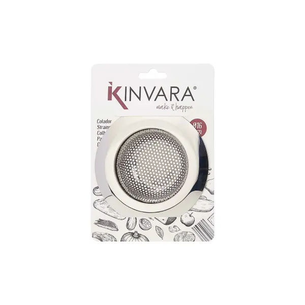Kriauklės filtrai Kinvara Sidabras Nerūdijantis plienas Ø 16 cm (12 vnt.)