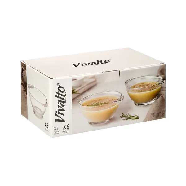 Dubuo Vivalto Skaidrus 580 ml (6 vnt.)