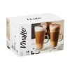 Kristallilasi Vivalto CAFE LATTE Läpinäkyvä Lasi 280 ml (6 osaa)