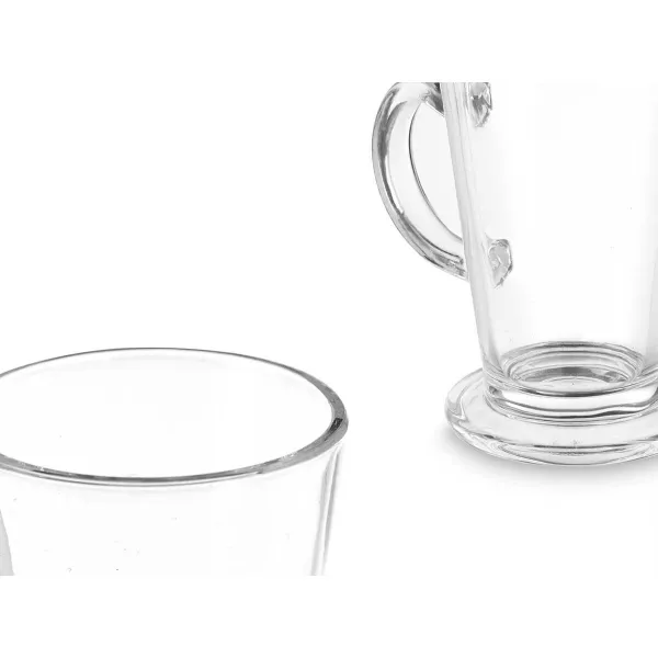 Kristāla Glāze Vivalto CAFE LATTE Caurspīdīgs Stikls 280 ml (6 gb.)