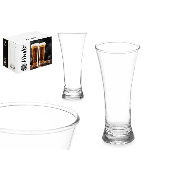 Бокал для пива Vivalto Прозрачный Cтекло 320 ml (6 штук)