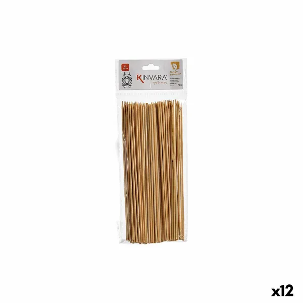 Bambusa Zobu Bakstāmie Kociņi Kinvara Brūns Bambuss 20 cm 85 Daudzums (12 gb.)