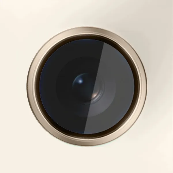 3mk HARDY Lens Protection Pro - Camera Lens Glass for iPhone Air (Titanium Gold)