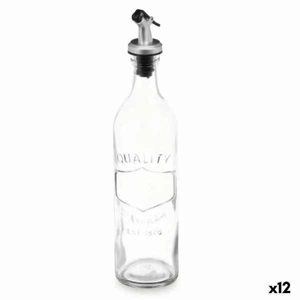 Menāža Vivalto Caurspīdīgs Stikls Silikona polipropilēns 500 ml (12 gb.)