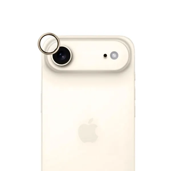 3mk HARDY Lens Protection Pro - Camera Lens Glass for iPhone Air (Titanium Gold)