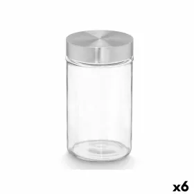 Purkki Vivalto Läpinäkyvä Hopeinen 1 L (6 osaa)