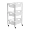 Передвижная тумба Stefanplast Белый Пластик 40 x 29,5 x 68,5 cm (6 штук)