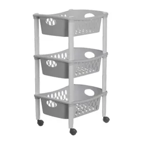 Передвижная тумба Stefanplast Серый Пластик 40 x 29,5 x 68,5 cm (6 штук)